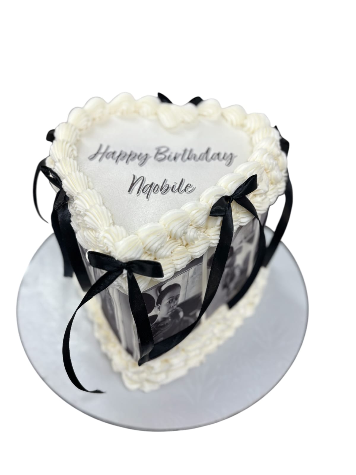 Nqobile Memory Heart Cake