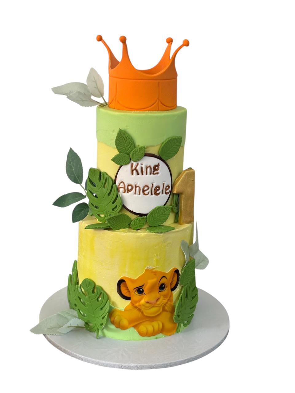King of the Jungle Three-Tier Cake