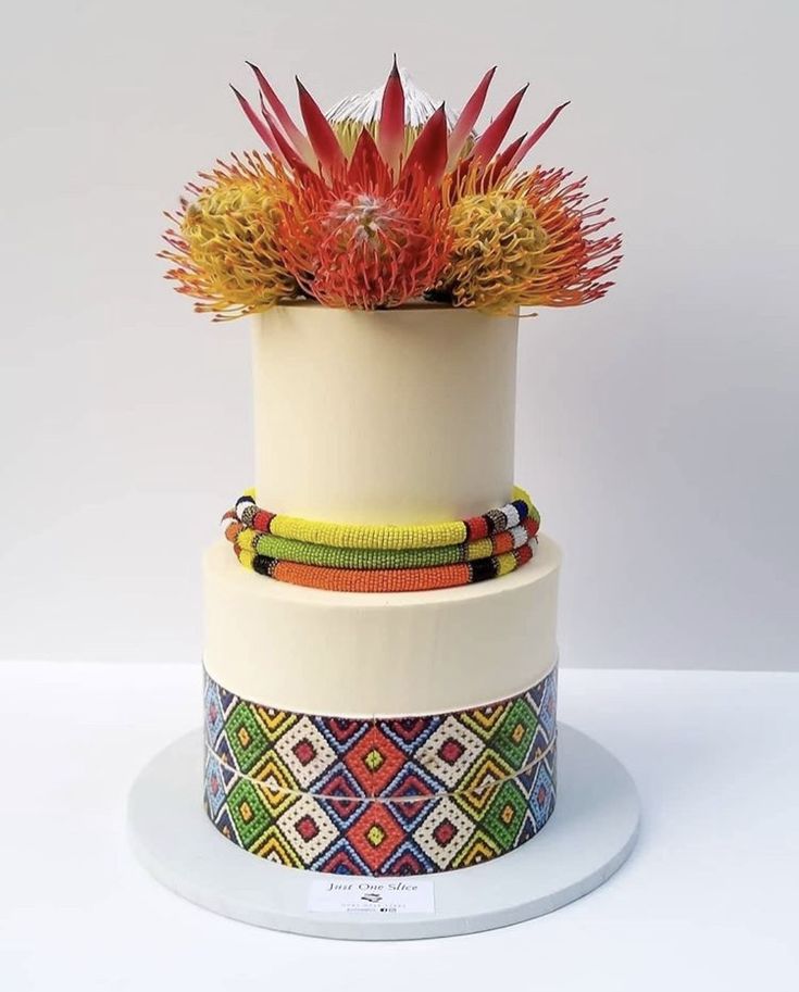 African Traditional Wedding Cake